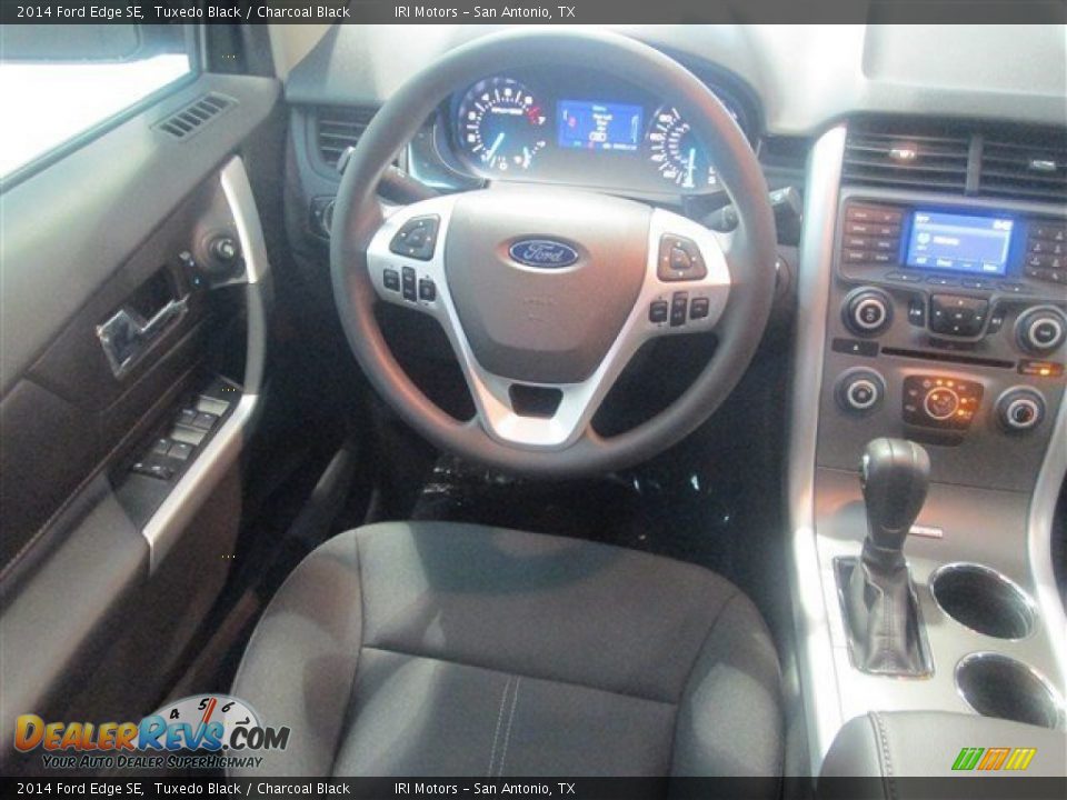 2014 Ford Edge SE Tuxedo Black / Charcoal Black Photo #12