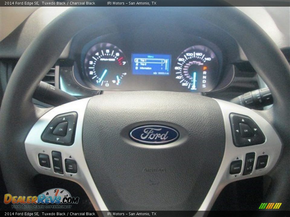 2014 Ford Edge SE Tuxedo Black / Charcoal Black Photo #21