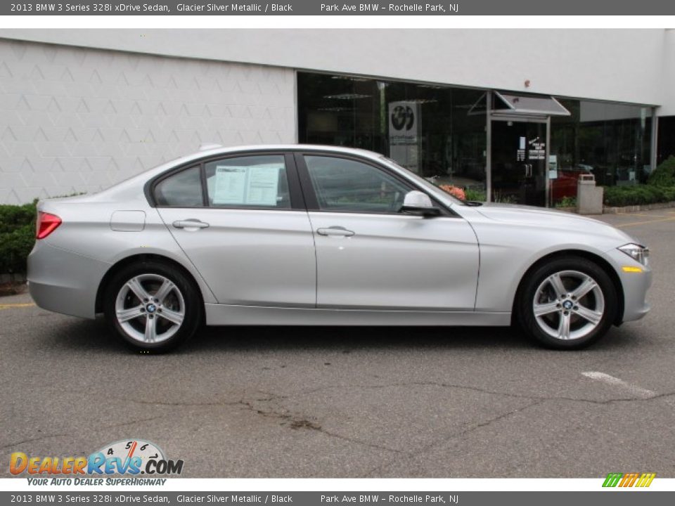 2013 BMW 3 Series 328i xDrive Sedan Glacier Silver Metallic / Black Photo #2