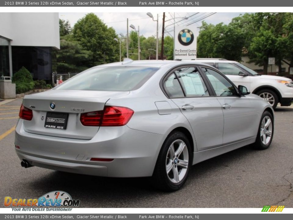 2013 BMW 3 Series 328i xDrive Sedan Glacier Silver Metallic / Black Photo #3