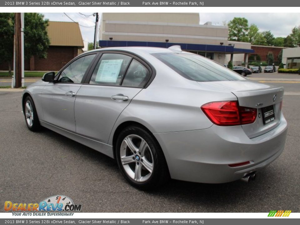2013 BMW 3 Series 328i xDrive Sedan Glacier Silver Metallic / Black Photo #5