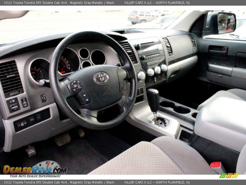 2012 Toyota Tundra SR5 Double Cab 4x4 Magnetic Gray Metallic / Black Photo #14