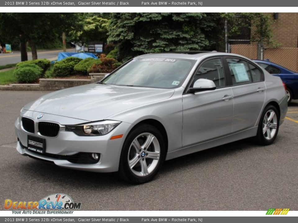 2013 BMW 3 Series 328i xDrive Sedan Glacier Silver Metallic / Black Photo #7