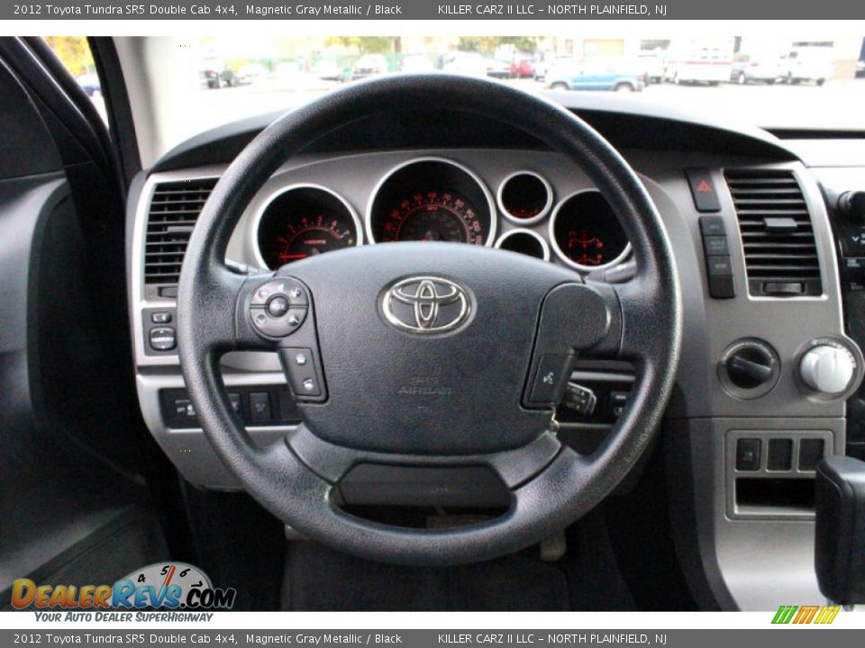 2012 Toyota Tundra SR5 Double Cab 4x4 Magnetic Gray Metallic / Black Photo #16
