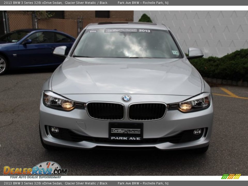 2013 BMW 3 Series 328i xDrive Sedan Glacier Silver Metallic / Black Photo #8