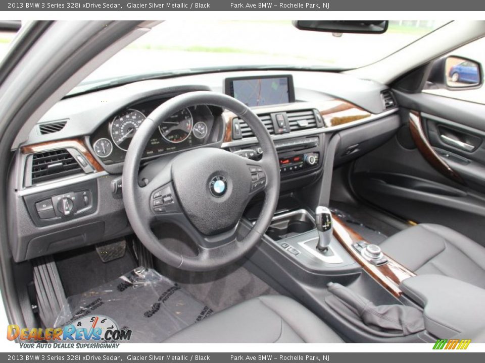 2013 BMW 3 Series 328i xDrive Sedan Glacier Silver Metallic / Black Photo #10
