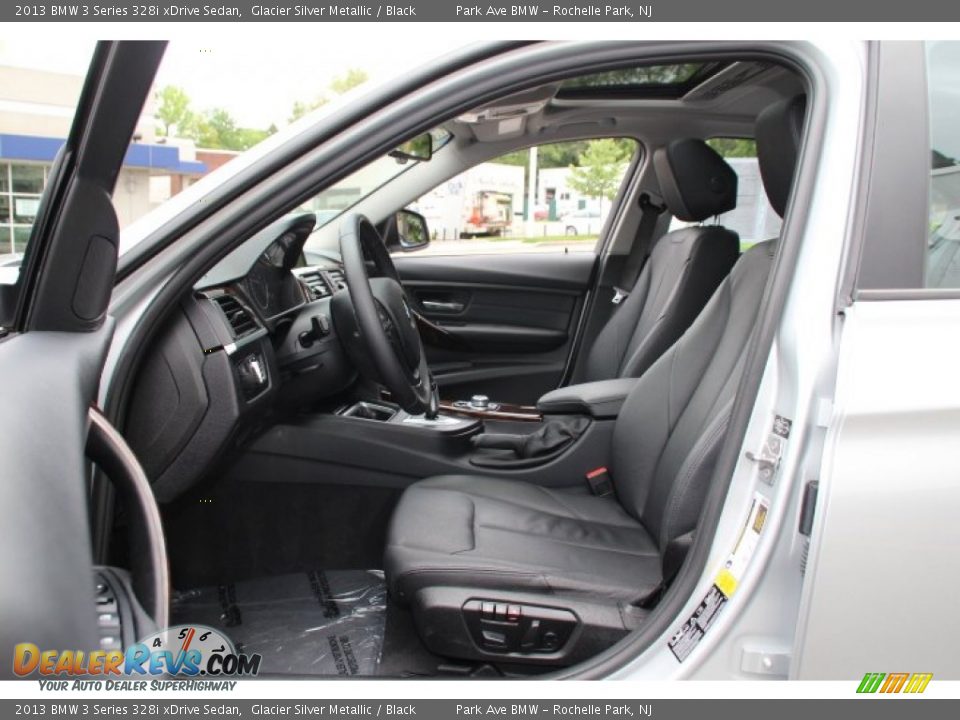 2013 BMW 3 Series 328i xDrive Sedan Glacier Silver Metallic / Black Photo #11