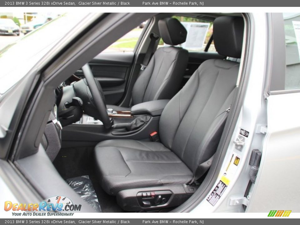 2013 BMW 3 Series 328i xDrive Sedan Glacier Silver Metallic / Black Photo #12