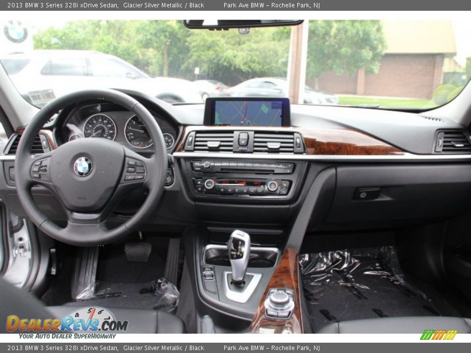 2013 BMW 3 Series 328i xDrive Sedan Glacier Silver Metallic / Black Photo #13