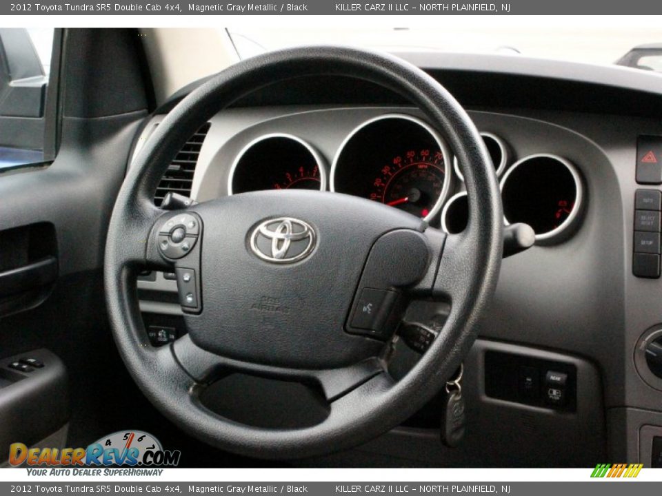 2012 Toyota Tundra SR5 Double Cab 4x4 Magnetic Gray Metallic / Black Photo #31