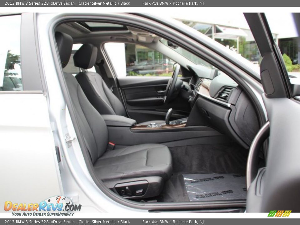 2013 BMW 3 Series 328i xDrive Sedan Glacier Silver Metallic / Black Photo #27