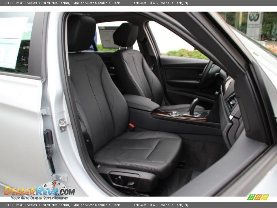 2013 BMW 3 Series 328i xDrive Sedan Glacier Silver Metallic / Black Photo #28