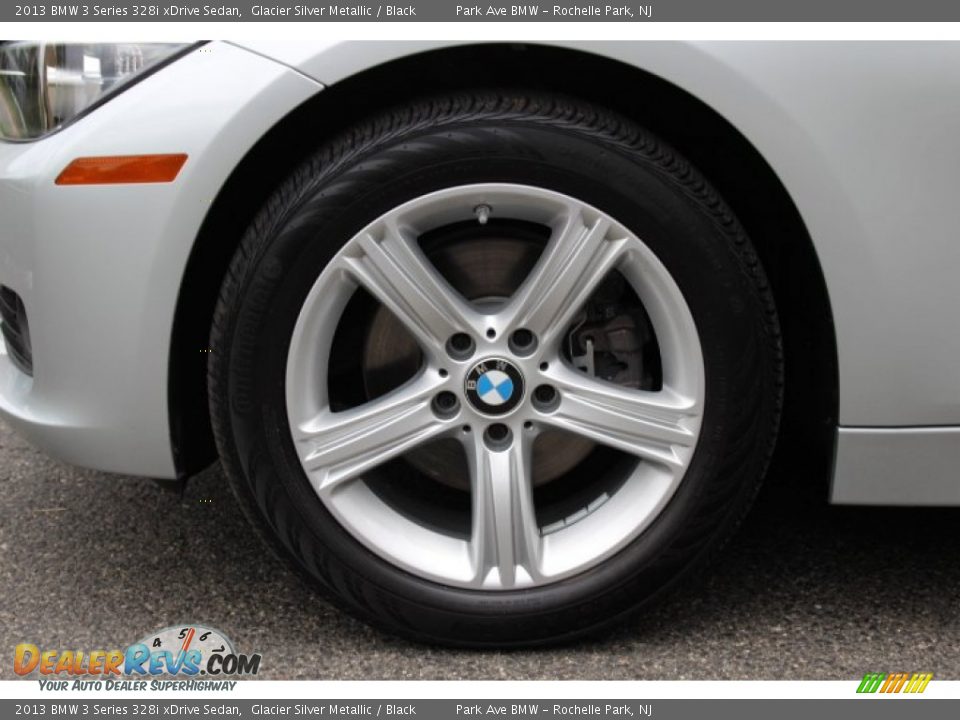 2013 BMW 3 Series 328i xDrive Sedan Glacier Silver Metallic / Black Photo #31