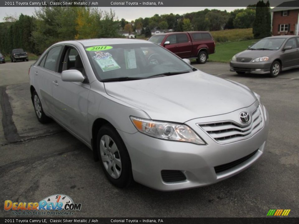 2011 Toyota Camry LE Classic Silver Metallic / Ash Photo #8
