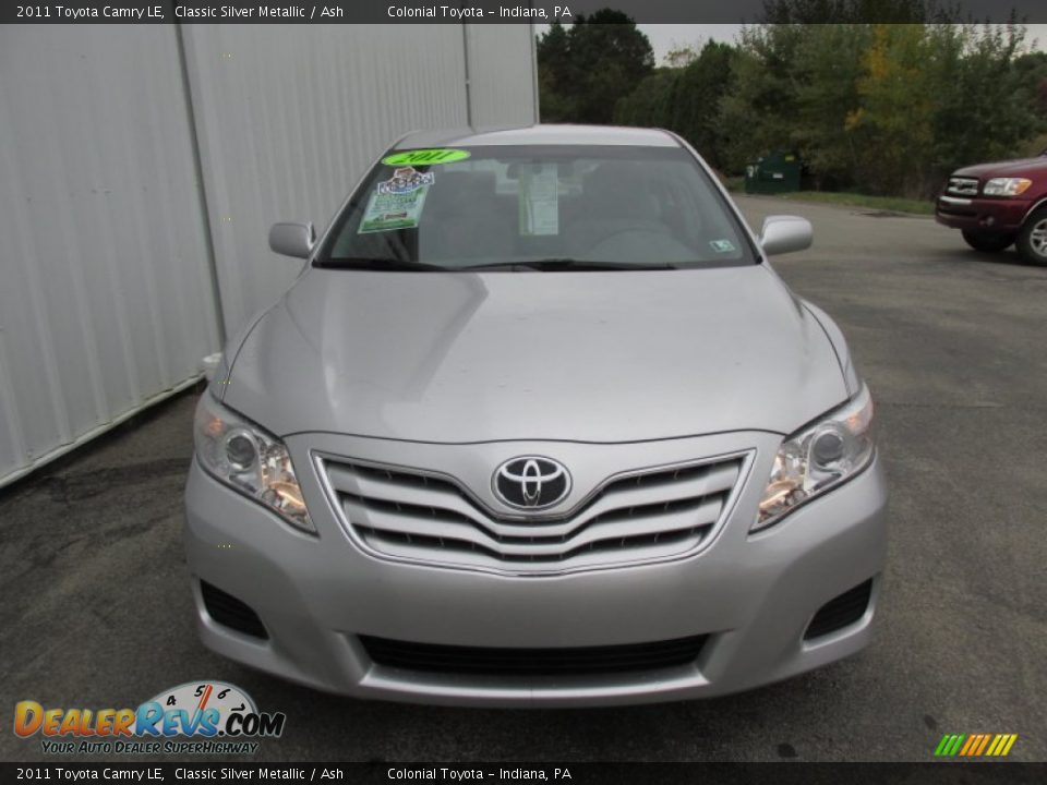 2011 Toyota Camry LE Classic Silver Metallic / Ash Photo #9