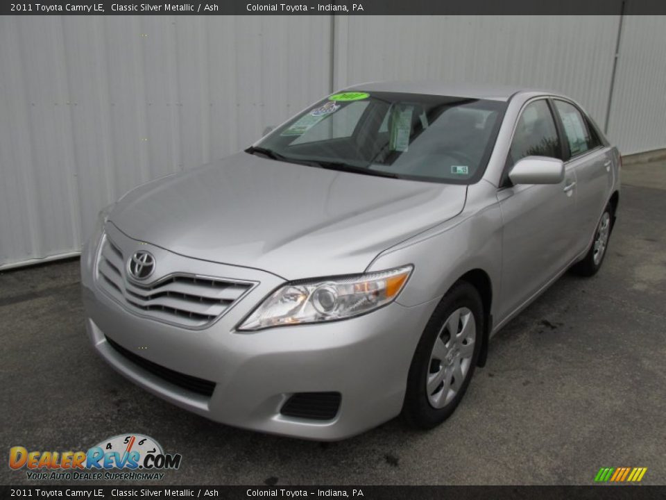 2011 Toyota Camry LE Classic Silver Metallic / Ash Photo #10