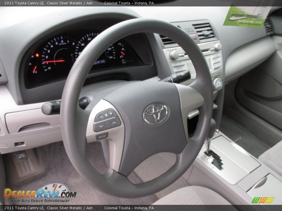 2011 Toyota Camry LE Classic Silver Metallic / Ash Photo #15