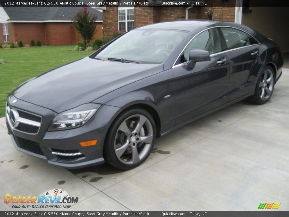 Front 3/4 View of 2012 Mercedes-Benz CLS 550 4Matic Coupe Photo #1
