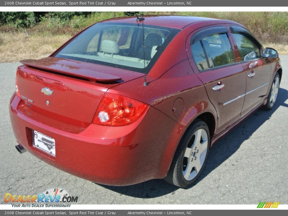 2008 Chevrolet Cobalt Sport Sedan Sport Red Tint Coat / Gray Photo #5