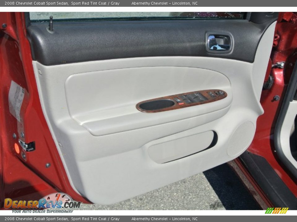 2008 Chevrolet Cobalt Sport Sedan Sport Red Tint Coat / Gray Photo #10