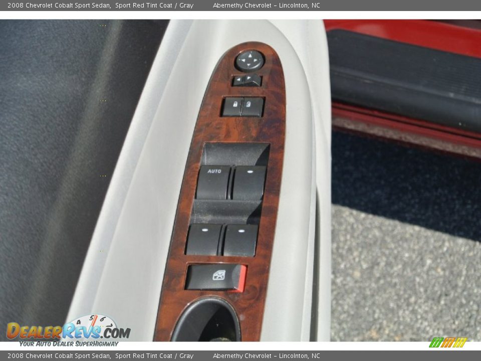 2008 Chevrolet Cobalt Sport Sedan Sport Red Tint Coat / Gray Photo #11