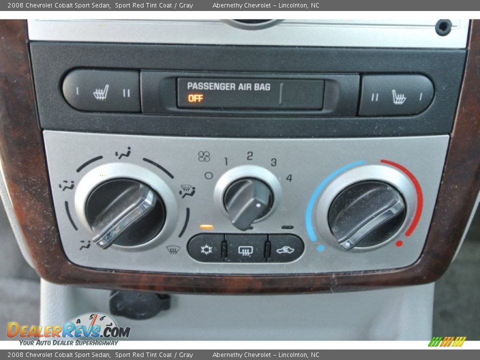 2008 Chevrolet Cobalt Sport Sedan Sport Red Tint Coat / Gray Photo #13