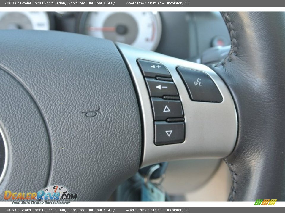 2008 Chevrolet Cobalt Sport Sedan Sport Red Tint Coat / Gray Photo #15