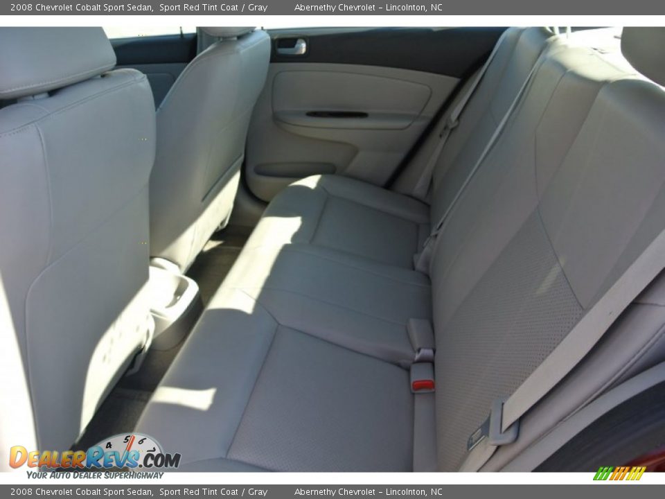 2008 Chevrolet Cobalt Sport Sedan Sport Red Tint Coat / Gray Photo #17
