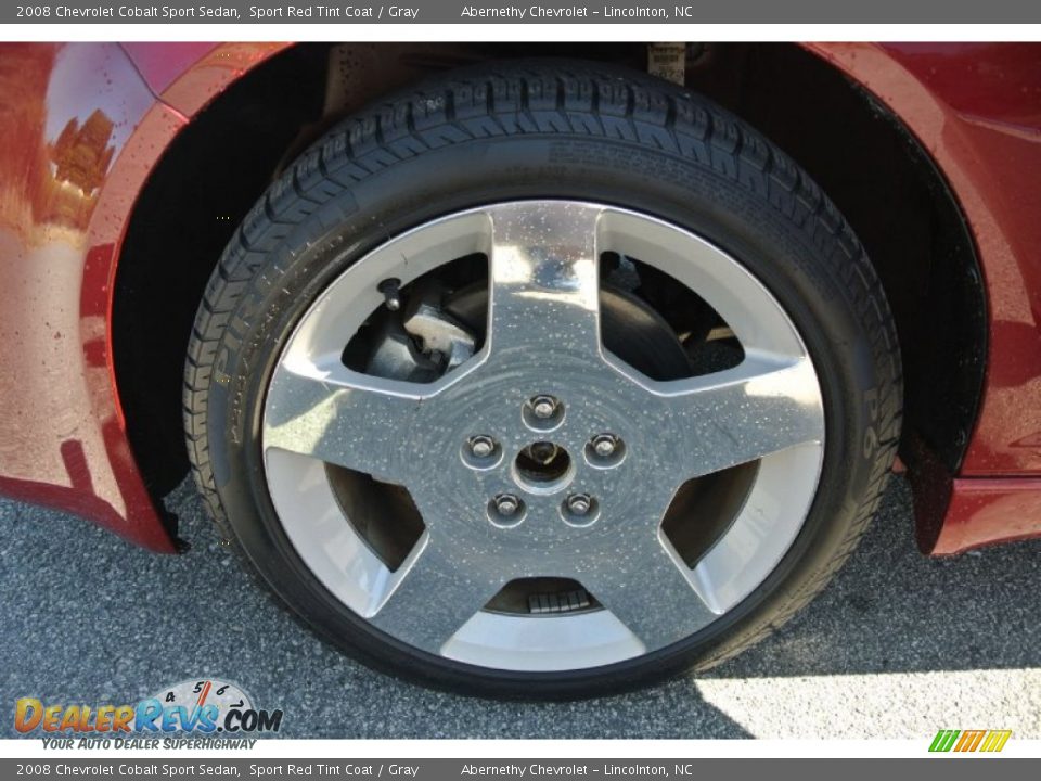 2008 Chevrolet Cobalt Sport Sedan Sport Red Tint Coat / Gray Photo #23