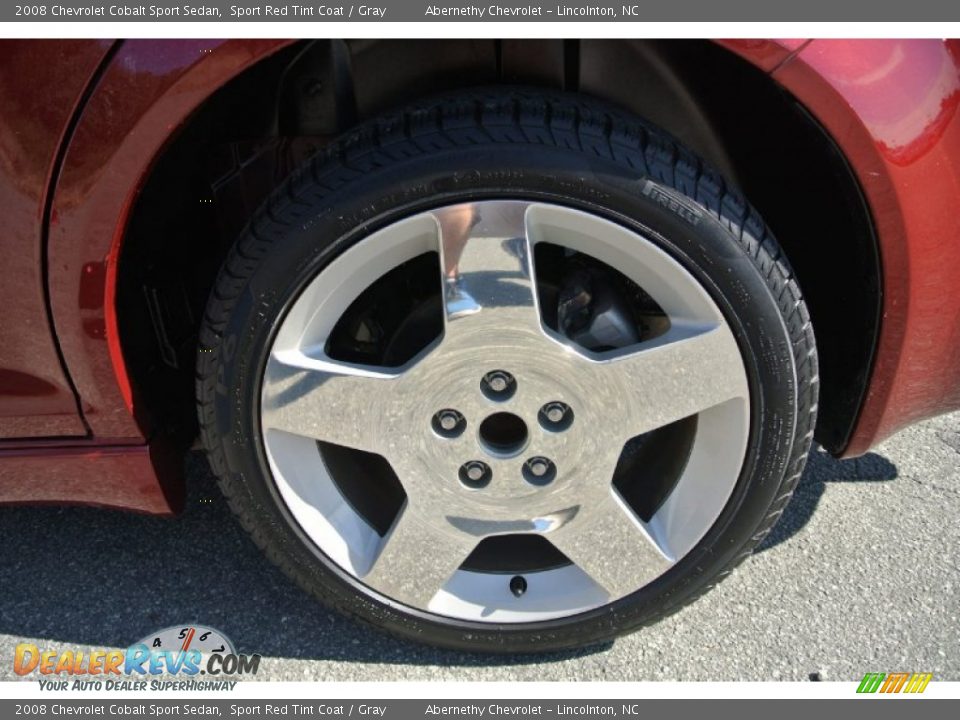 2008 Chevrolet Cobalt Sport Sedan Sport Red Tint Coat / Gray Photo #24