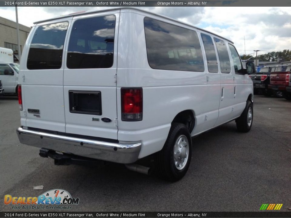 2014 Ford E-Series Van E350 XLT Passenger Van Oxford White / Medium Flint Photo #6