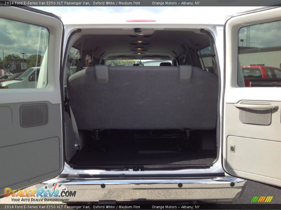 2014 Ford E-Series Van E350 XLT Passenger Van Oxford White / Medium Flint Photo #17