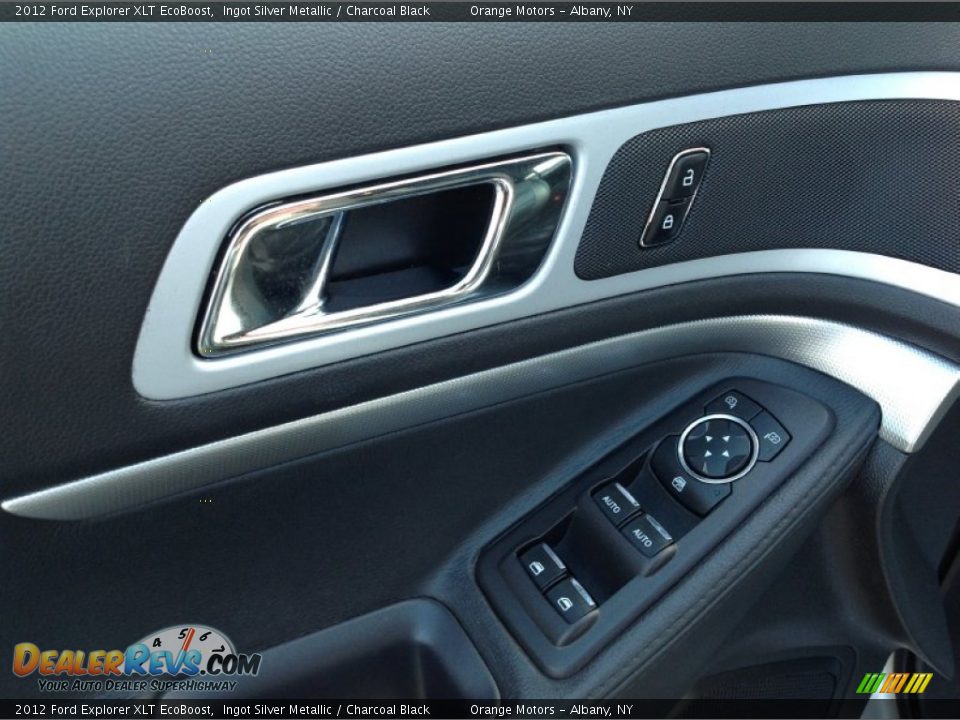 2012 Ford Explorer XLT EcoBoost Ingot Silver Metallic / Charcoal Black Photo #9