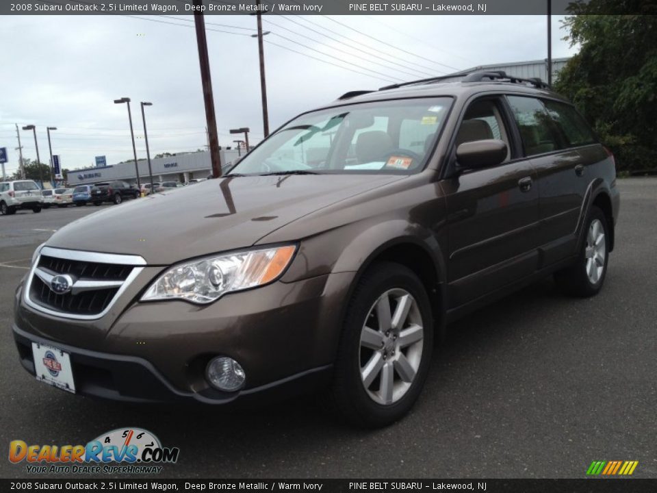 2008 Subaru Outback 2.5i Limited Wagon Deep Bronze Metallic / Warm Ivory Photo #1
