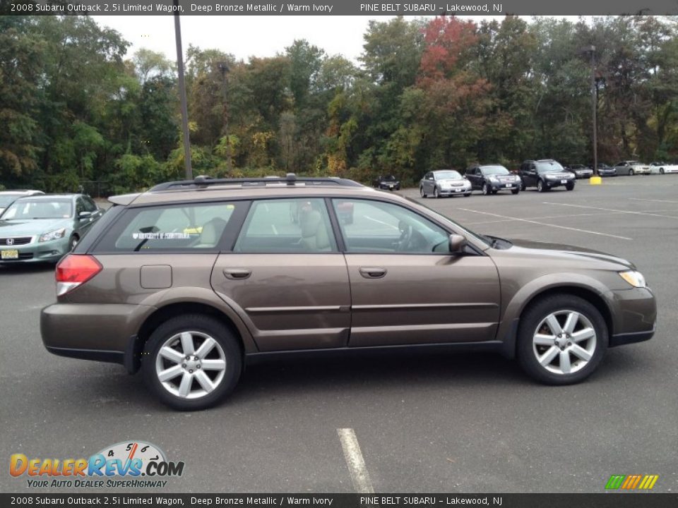 2008 Subaru Outback 2.5i Limited Wagon Deep Bronze Metallic / Warm Ivory Photo #5