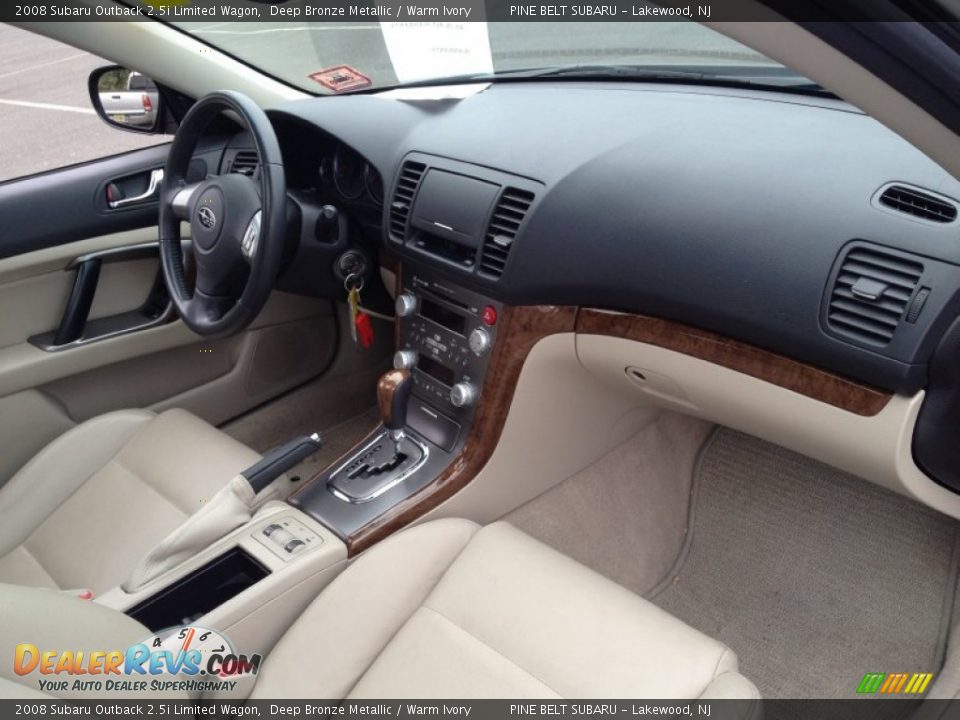 2008 Subaru Outback 2.5i Limited Wagon Deep Bronze Metallic / Warm Ivory Photo #6