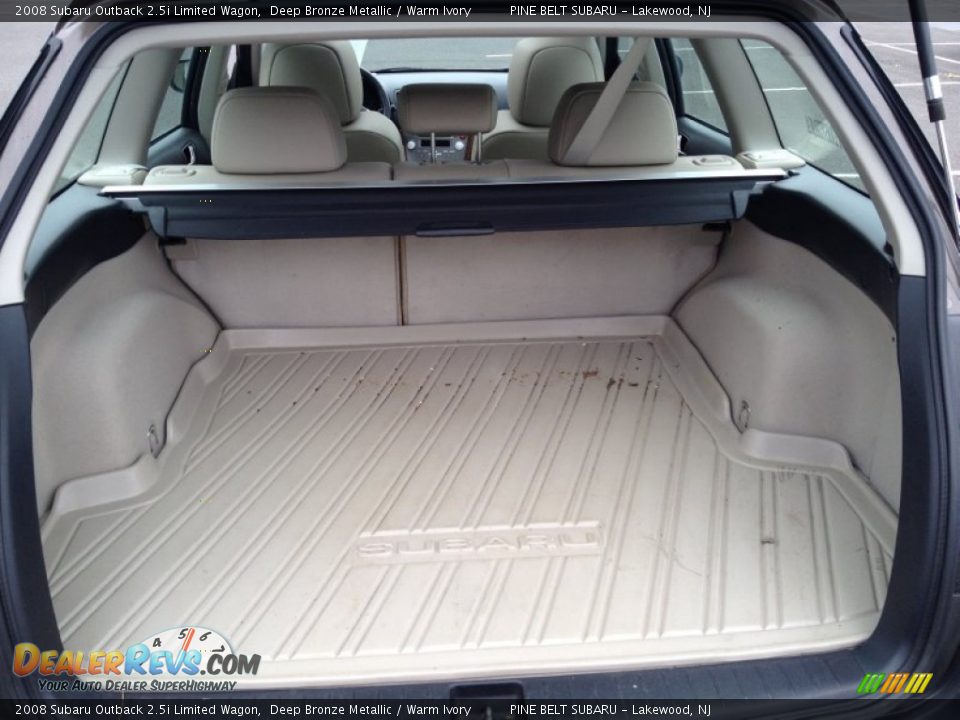 2008 Subaru Outback 2.5i Limited Wagon Deep Bronze Metallic / Warm Ivory Photo #9