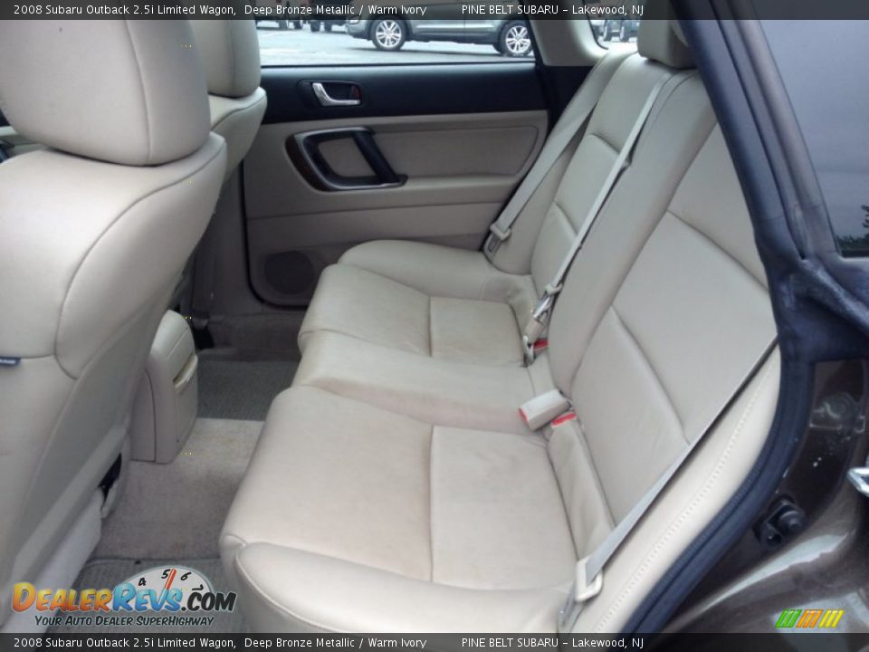 2008 Subaru Outback 2.5i Limited Wagon Deep Bronze Metallic / Warm Ivory Photo #13