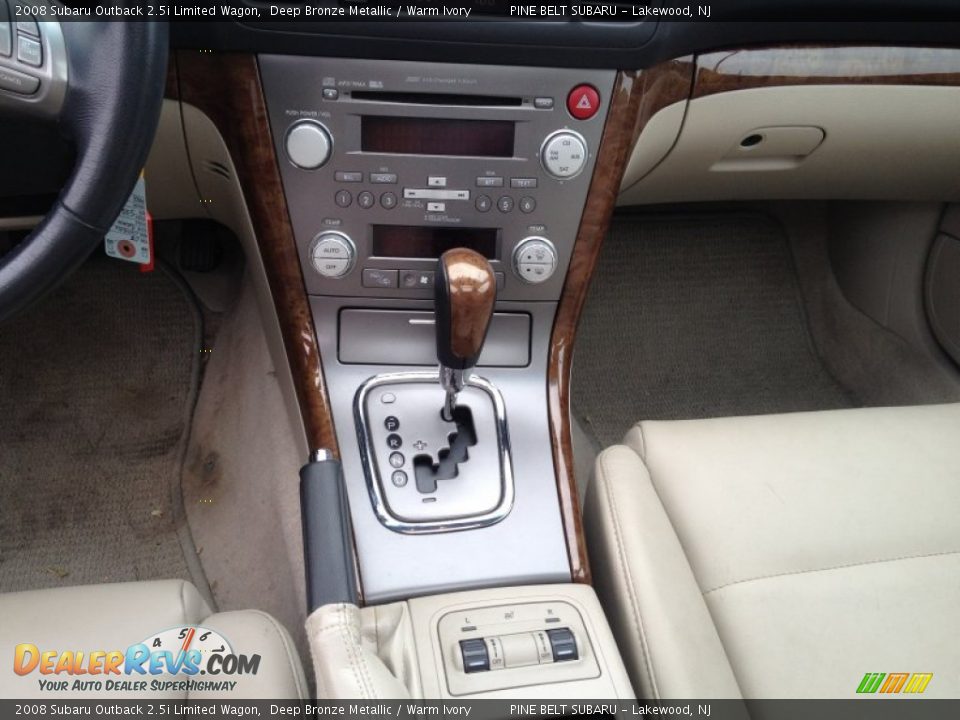 2008 Subaru Outback 2.5i Limited Wagon Deep Bronze Metallic / Warm Ivory Photo #16