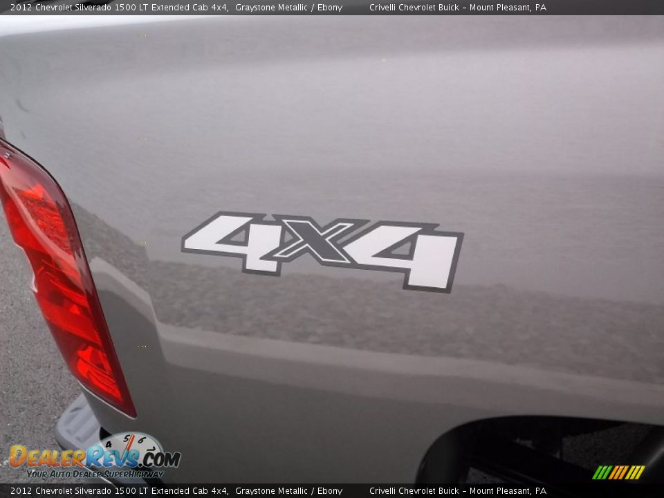 2012 Chevrolet Silverado 1500 LT Extended Cab 4x4 Graystone Metallic / Ebony Photo #6