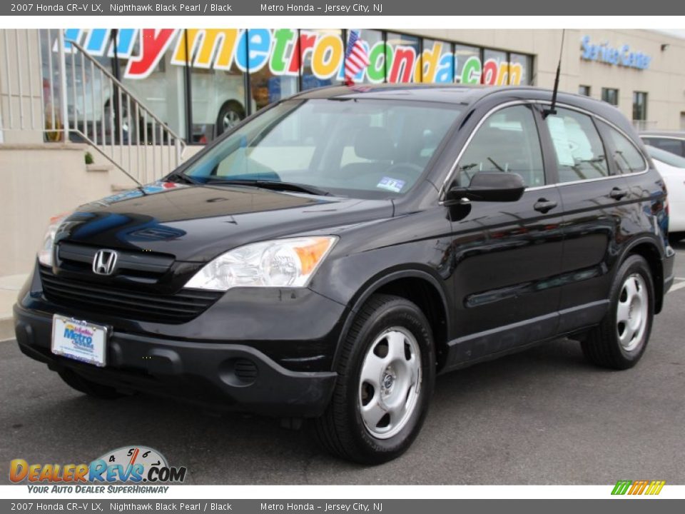 2007 Honda CR-V LX Nighthawk Black Pearl / Black Photo #1