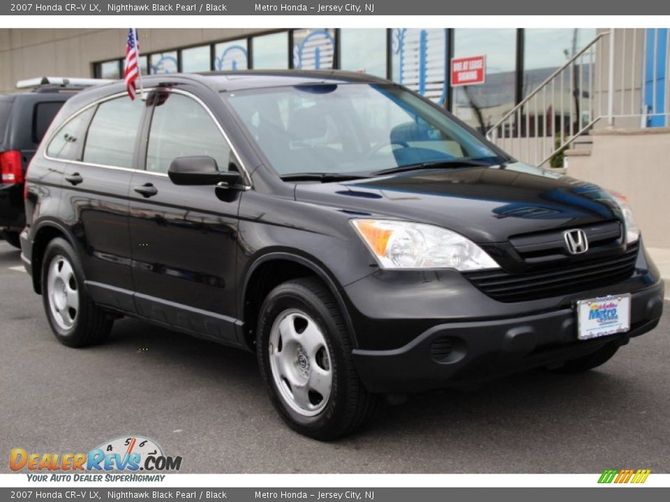 2007 Honda CR-V LX Nighthawk Black Pearl / Black Photo #3