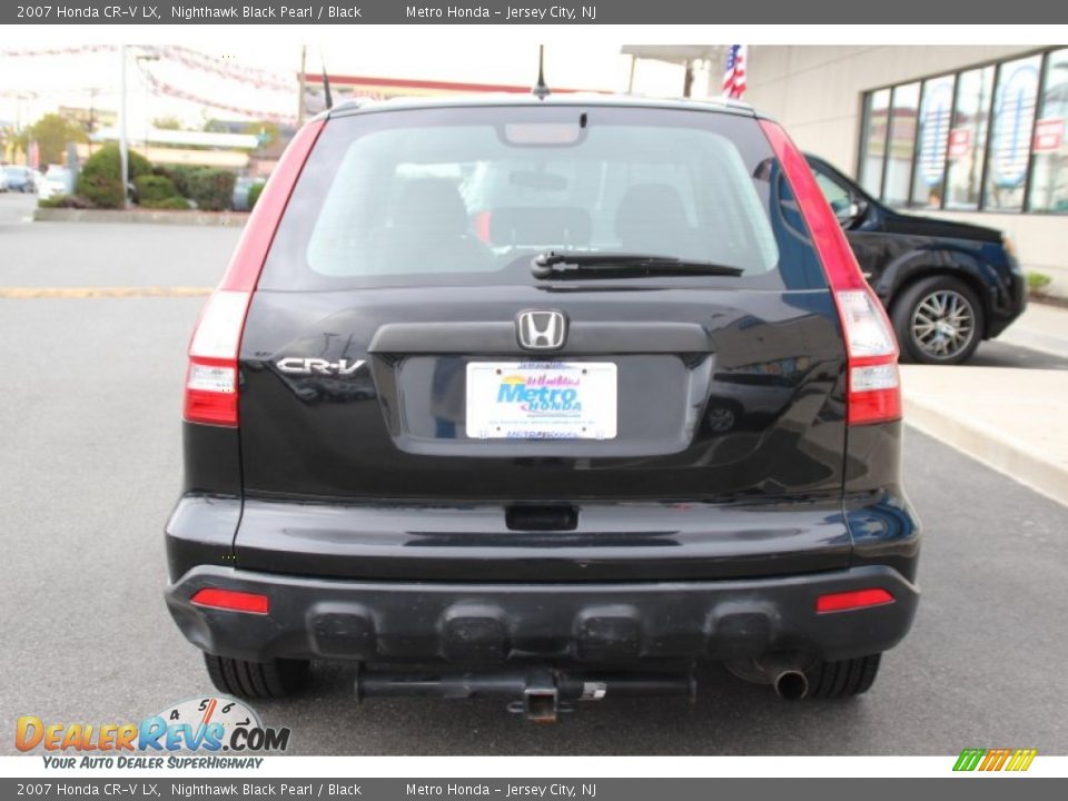 2007 Honda CR-V LX Nighthawk Black Pearl / Black Photo #6