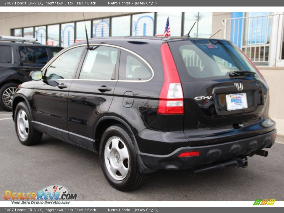 2007 Honda CR-V LX Nighthawk Black Pearl / Black Photo #7