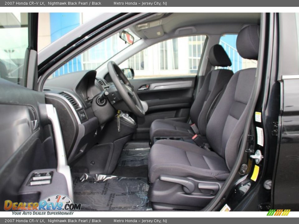 2007 Honda CR-V LX Nighthawk Black Pearl / Black Photo #12