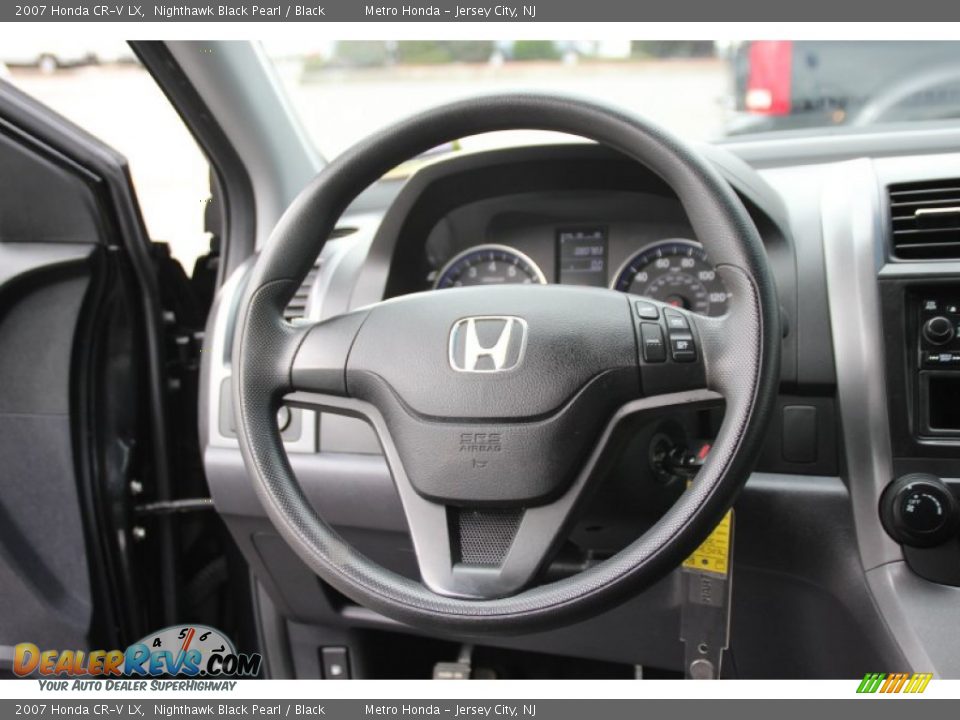 2007 Honda CR-V LX Nighthawk Black Pearl / Black Photo #16