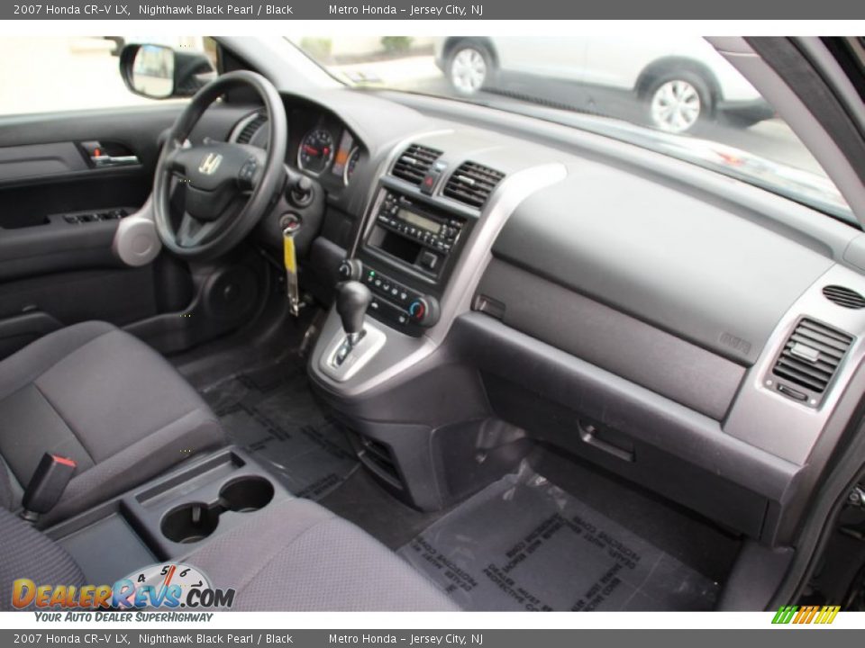 2007 Honda CR-V LX Nighthawk Black Pearl / Black Photo #24