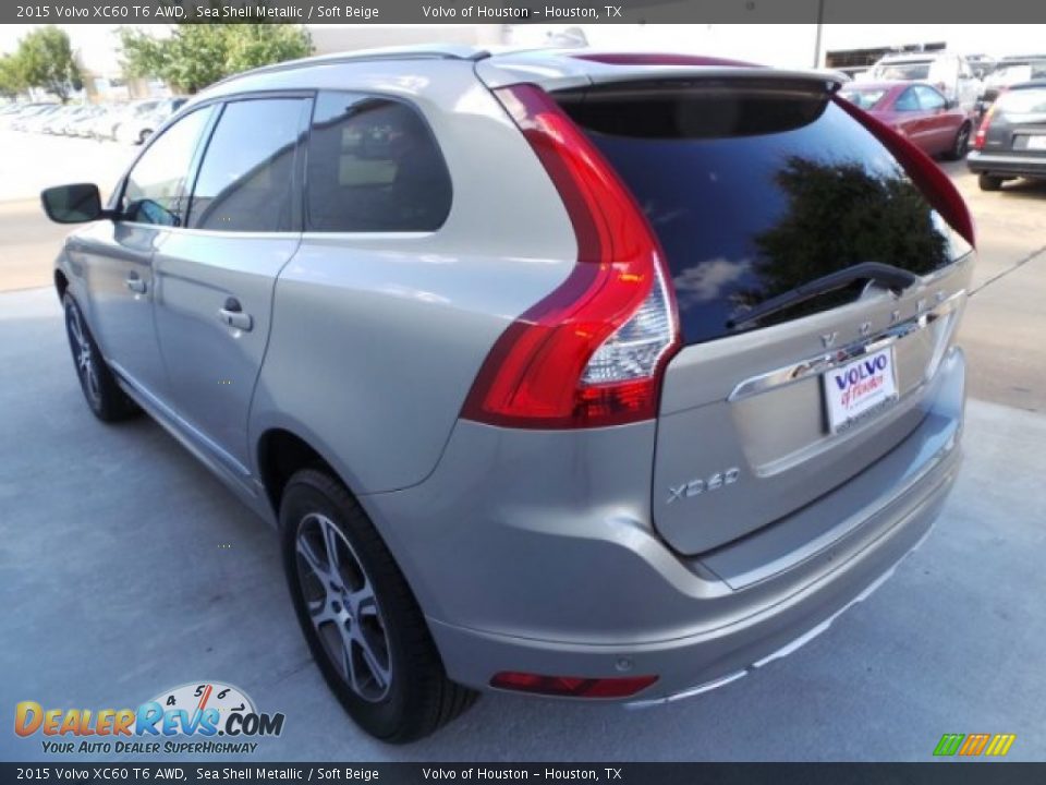 2015 Volvo XC60 T6 AWD Sea Shell Metallic / Soft Beige Photo #4