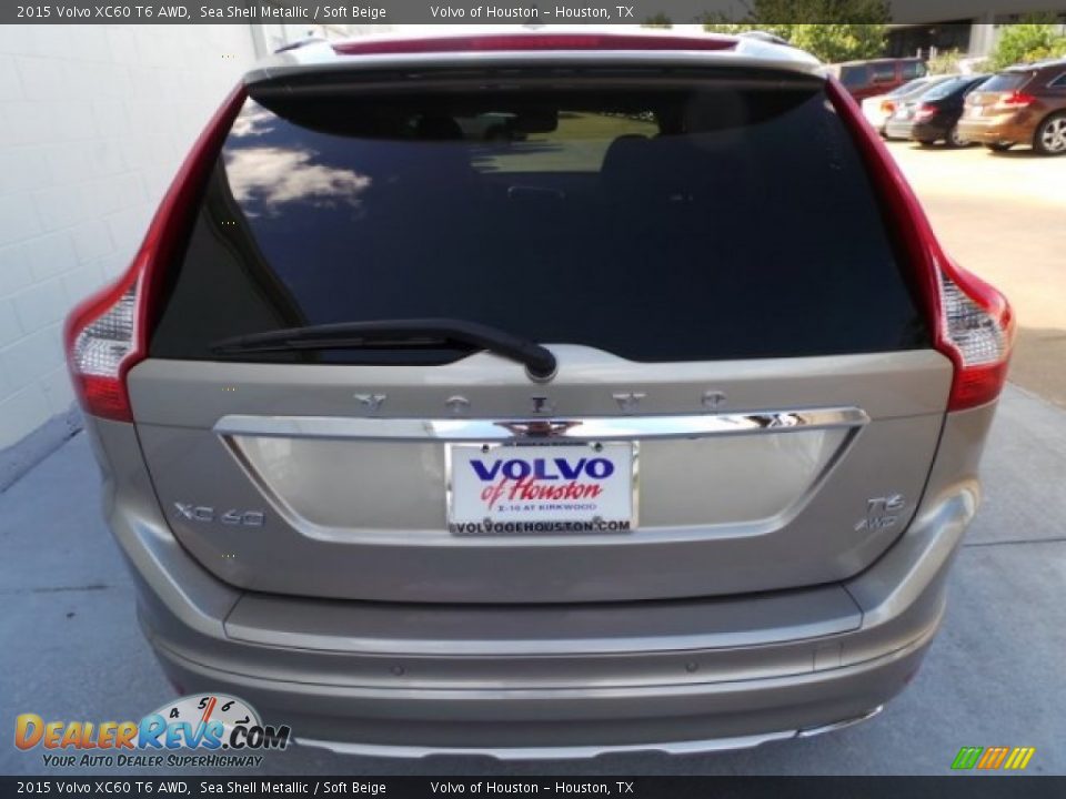 2015 Volvo XC60 T6 AWD Sea Shell Metallic / Soft Beige Photo #5