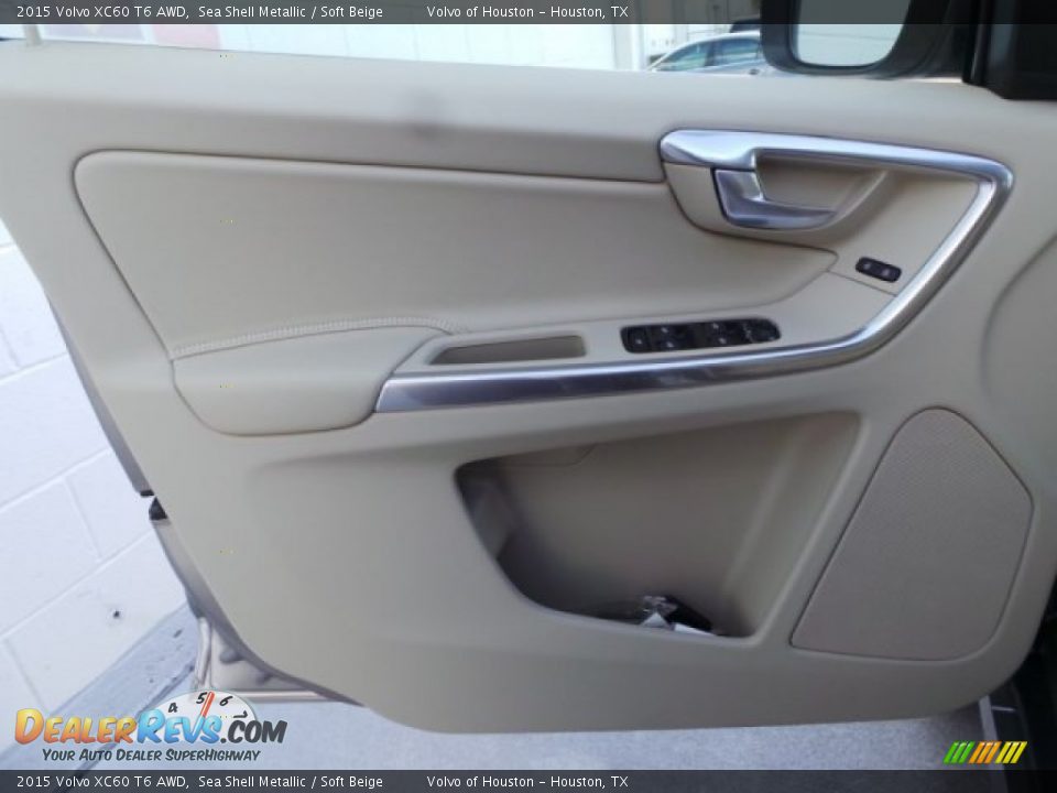 2015 Volvo XC60 T6 AWD Sea Shell Metallic / Soft Beige Photo #9